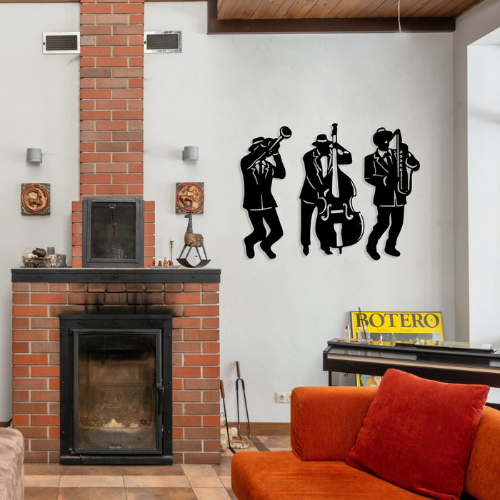 Wallity Münis Accesorio Decorativo de Pared de Metal Negro